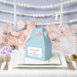 Ballotins Boîte de friandises pour fête<br><div class="desc">La boîte de faveur de fête est présentée dans une élégante couleur de brouillard bleu.</div>