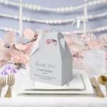 Ballotins Boîte de friandises pour fête<br><div class="desc">La boîte de faveurs de fête est affichée dans une couleur ton gris.
Personnalisez cet article et remplacez le texte d'exemple par le vôtre.
Conseil : Il suffit d'ajouter vos délicieuses friandises et un ruban de fête.</div>