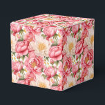 Ballotins Boîte de friandises pour fête aux pivoines roses<br><div class="desc">La boîte de faveur de fête est présentée avec une belle impression florale de pivoines roses. 
Personnalisez cet article ou achetez-le tel quel.
Conseil : Ajoutez simplement vos excellentes friandises et un ruban festif.



Image sous licence</div>