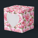 Ballotins Boîte de friandises pour fête avec impression de p<br><div class="desc">La boîte de faveur de fête est présentée avec une belle impression florale de pivoines roses. 
Personnalisez cet article ou achetez-le tel quel.
Conseil : il suffit d'ajouter vos excellentes friandises et un ruban festif.



Image sous licence</div>