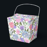 Ballotins Boîte de friandises pour fête avec impression d'ho<br><div class="desc">La boîte de faveurs de fête est illustrée d'une impression florale d'hortensia. 
Personnalisez cet article ou achetez-le tel quel.
Conseil : il suffit d'ajouter vos excellentes friandises et un ruban de fête.</div>