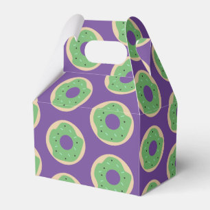 Ballotins Boîte de friandises pour fête : Donuts glacés avec