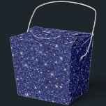 Ballotins Boîte de friandises pour fête glitter<br><div class="desc">La boîte de faveurs de fête est présentée avec une impression de paillettes fausses de couleur bleu marine festive.
Parfait pour offrir des friandises en cadeau. Personnalisez cet article ou achetez-le tel quel.
Conseil : il suffit d'ajouter vos excellentes friandises et un joli ruban.




Impression sous licence</div>