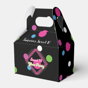 Ballotins Boîte de friandises pour fête Sweet 16 Glow