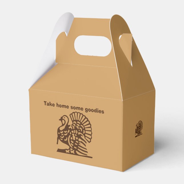 Ballotins Boîte de gauche "Thanksgiving Turkey" (Verso)