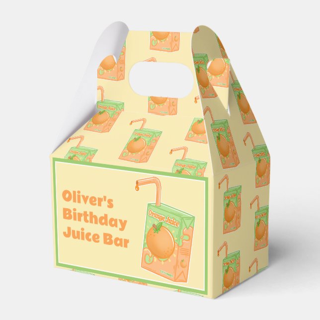 Ballotins Boîte de jus d'orange Anniversaire (Verso)