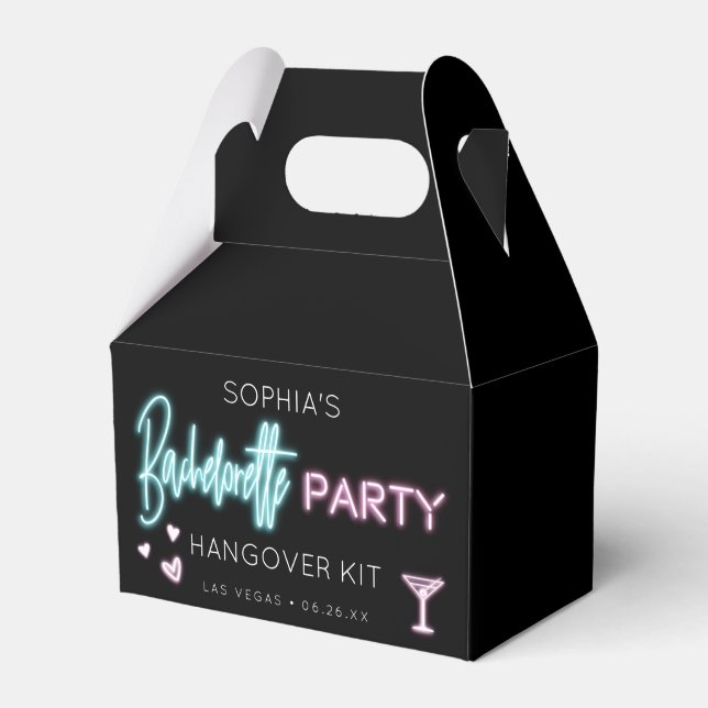 Ballotins Boîte de Kit de Gueule de Bois Demoiselle d'Honneu (Verso)