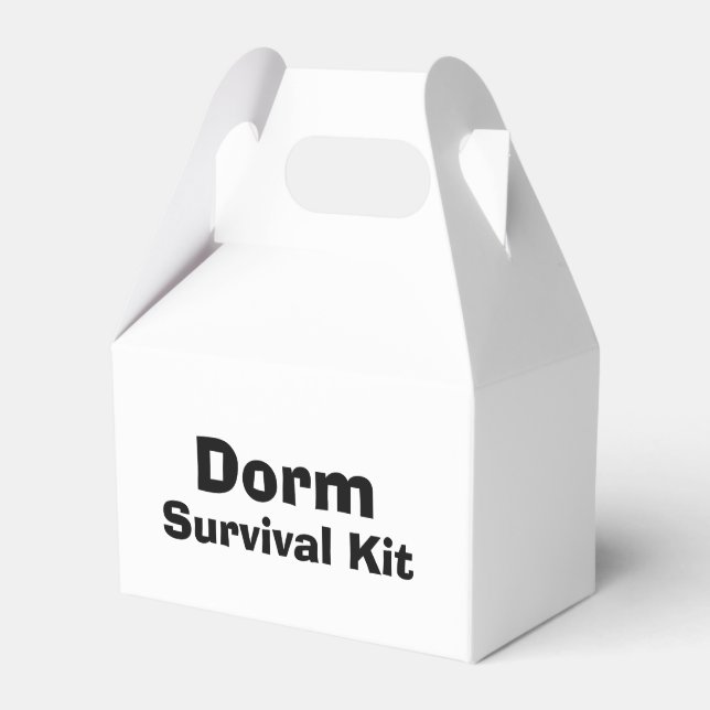 Ballotins Boîte de kit de survie "Dorm" (Verso)