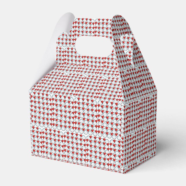 Ballotins Boîte de Noël Gable Favor (Verso)