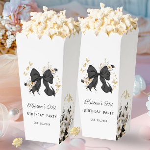 Ballotins Boîte de pop-corn de faveur de fleurs sauvages de 