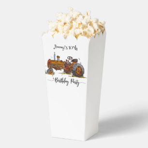 Ballotins Boîte de pop-corn pour fête d'anniversaire de garç