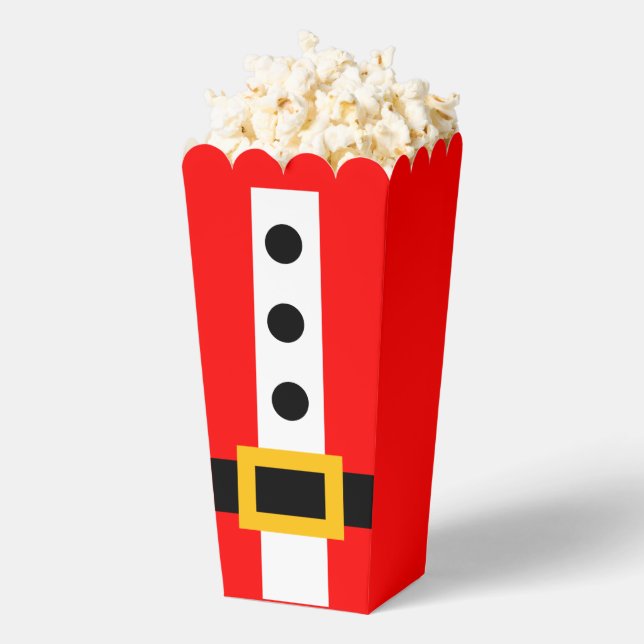 Ballotins Boîte de popcorn en forme de ceinture de Santa (Sauté)