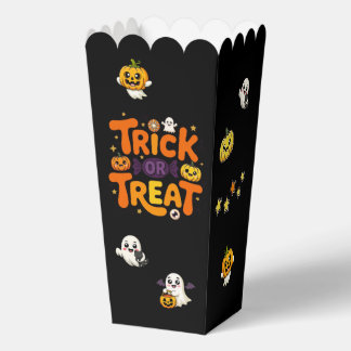Ballotins Boîte de popcorn Halloween « Trick or Treat »