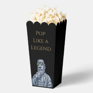 Ballotins Boîte de Popcorn Pop Comme une Légende Art Vintage