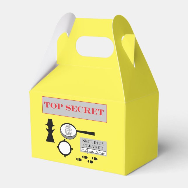 Ballotins Boîte de préférence "Agent Secret/Espion" (Verso)