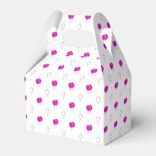 Ballotins Boîte de préférence de la partie de ballon rose pe