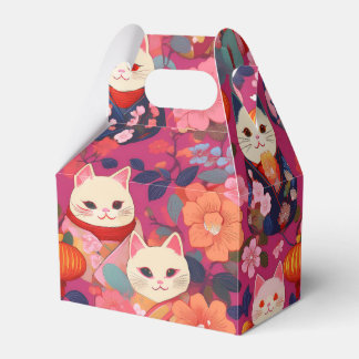 Ballotins boîte de préférence du parti motif japonais