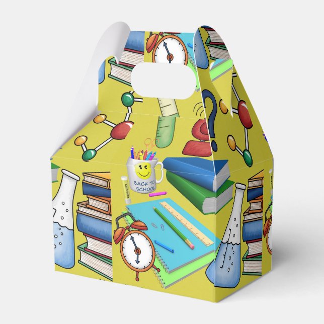 Ballotins Boîte de préférence pour la fête de l'enseignant (Arrière)