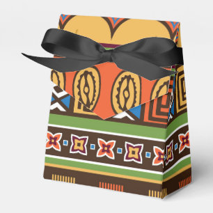 Ballotins Boîte de préférence pour le parti motif tribal afr