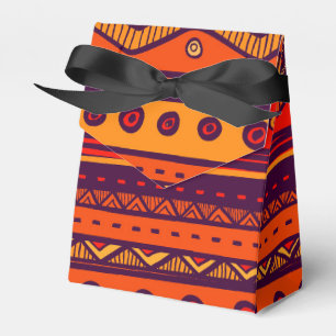 Ballotins Boîte de préférence pour le parti motif tribal afr