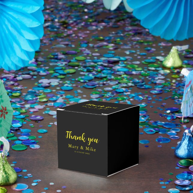 Ballotins Boîte de remerciement Classique 2x2x2 pour toute o (Fête)