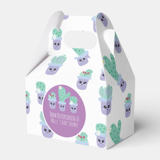 Ballotins Boîte de remerciement de dessin animé de motif de  (Verso)