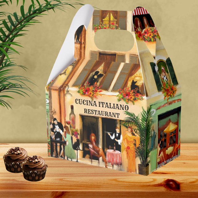 Ballotins Boîte de Remerciement Romantique Italien (Créateur téléchargé)