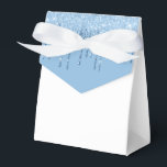 Ballotins Boîte de traitement de la partie de la parties sci<br><div class="desc">La boîte de faveur de la fête est affichée avec une impression couleur bleue fausse parties scintillant sur le rabat avant. Parfait pour offrir des cadeaux. Customisez cet objet ou achetez tel quel. Astuce : Ajoutez simplement vos bonnes friandises et ajoutez du ruban mignon. Impression sous licence</div>