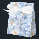 Ballotins Boîte de traitement de la partie d'impression flor<br><div class="desc">La boîte de fête est présentée avec un beau grand imprimé fleuri bleu. Customisez cet objet ou achetez tel quel. Astuce : Ajoutez simplement vos bonnes friandises et ajoutez un ruban festif. Image sous licence</div>
