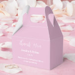 Ballotins Boîte de traitement de partie<br><div class="desc">La boîte de faveur de la fête est affichée dans une couleur mauve élégante. Customisez cet élément et modifiez l'exemple de texte sur le vôtre. Astuce : Ajoutez simplement vos bonnes friandises et ajoutez un ruban festif.</div>