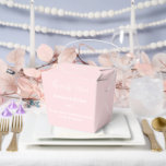 Ballotins Boîte de traitement de partie<br><div class="desc">La boîte de réception est affichée dans une élégante couleur rose vif. Customisez cet élément et modifiez l'exemple de texte sur le vôtre. Astuce : Ajoutez simplement vos bonnes friandises et ajoutez un ruban festif.</div>