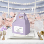 Ballotins Boîte de traitement de partie<br><div class="desc">La boîte de faveur Party est affichée dans une élégante couleur lavande. Customisez cet élément et modifiez l'exemple de texte sur le vôtre. Astuce : Ajoutez simplement vos bonnes friandises et ajoutez un ruban festif.</div>