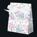 Ballotins Boîte de traitement pour partie d'impression Hydra<br><div class="desc">La boîte de faveur de la fête est affichée avec une impression florale d'hydrangée. Customisez cet objet ou achetez tel quel. Astuce : Ajoutez simplement vos bonnes friandises et ajoutez un ruban festif.</div>