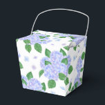 Ballotins Boîte de traitement pour partie d'impression Hydra<br><div class="desc">La boîte de faveur de la fête est affichée avec une impression florale d'hydrangée. Customisez cet objet ou achetez tel quel. Astuce : Ajoutez simplement vos bonnes friandises et ajoutez un ruban festif.</div>