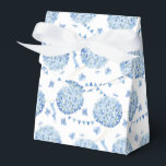 Ballotins Boîte de traitement pour partie d'impression Hydra<br><div class="desc">La boîte de faveur de la fête est affichée avec une impression florale d'hydrangée. Customisez cet objet ou achetez tel quel. Astuce : Ajoutez simplement vos bonnes friandises et ajoutez un ruban festif.</div>