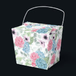 Ballotins Boîte de traitement pour partie d'impression Hydra<br><div class="desc">La boîte de faveur de la fête est affichée avec une impression florale d'hydrangée. Customisez cet objet ou achetez tel quel. Astuce : Ajoutez simplement vos bonnes friandises et ajoutez un ruban festif.</div>