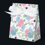Ballotins Boîte de traitement pour partie d'impression Hydra<br><div class="desc">La boîte de faveur de la fête est affichée avec une impression florale d'hydrangée. Customisez cet objet ou achetez tel quel. Astuce : Ajoutez simplement vos bonnes friandises et ajoutez un ruban festif.</div>
