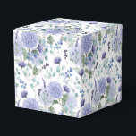 Ballotins Boîte de traitement pour partie d'impression Hydra<br><div class="desc">La boîte de faveur de la fête est affichée avec une impression florale d'hydrangée. Customisez cet objet ou achetez tel quel. Astuce : Ajoutez simplement vos bonnes friandises et ajoutez un ruban festif.</div>