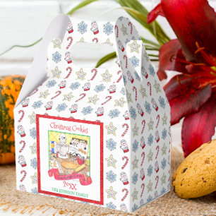 Ballotins Boîte personnalisée Christmas Cookie Exchange