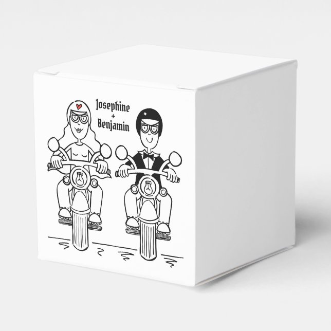 Ballotins Boîte préférée pour moto moto personnalisée (Verso)