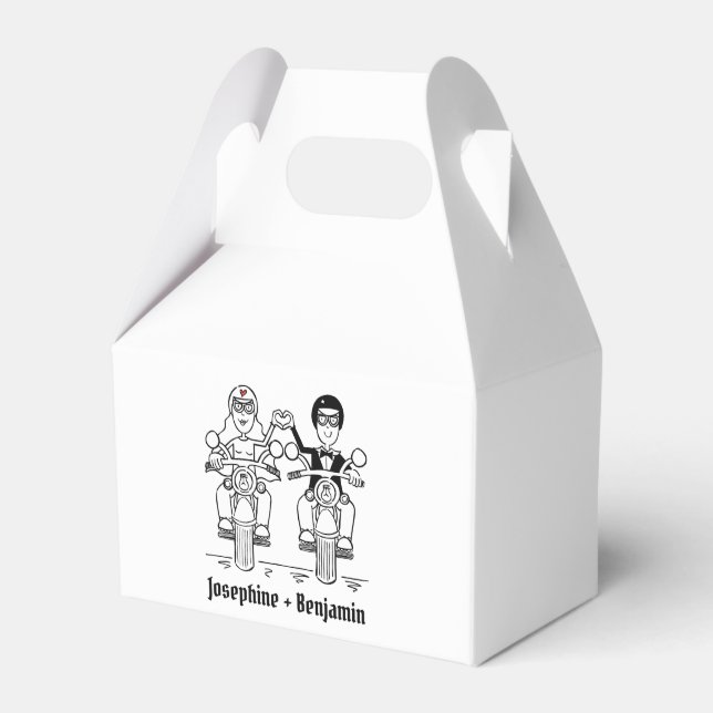 Ballotins Boîte préférée pour moto moto personnalisée (Verso)