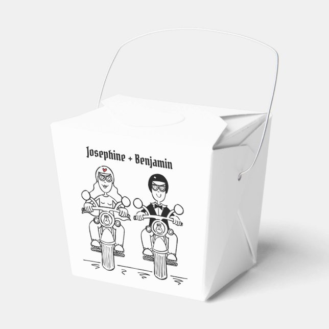 Ballotins Boîte préférée pour moto moto personnalisée (Verso)