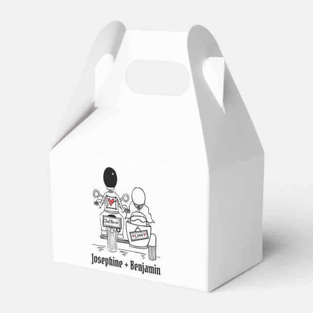 Ballotins Boîte préférée pour moto moto personnalisée (Arrière)