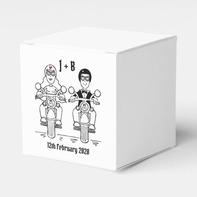 Ballotins Boîte préférée pour moto moto personnalisée (Verso)