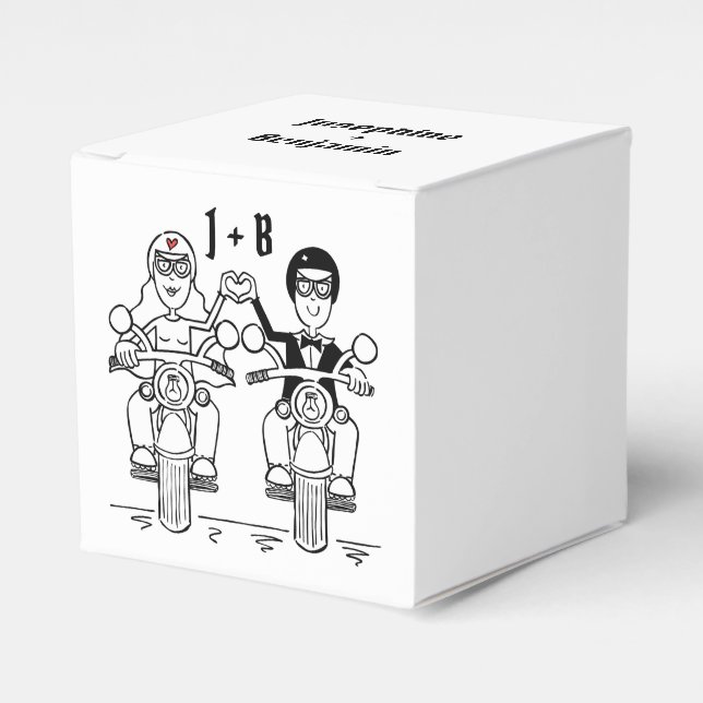 Ballotins Boîte préférée pour moto moto personnalisée (Verso)