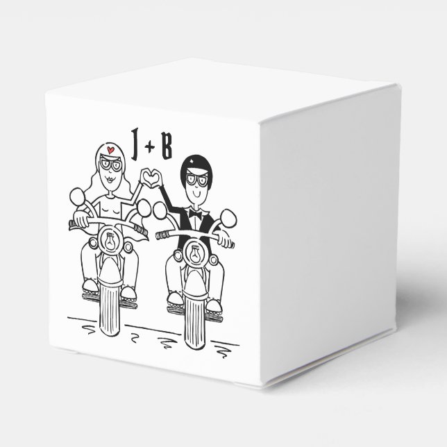 Ballotins Boîte préférée pour moto moto personnalisée (Arrière)