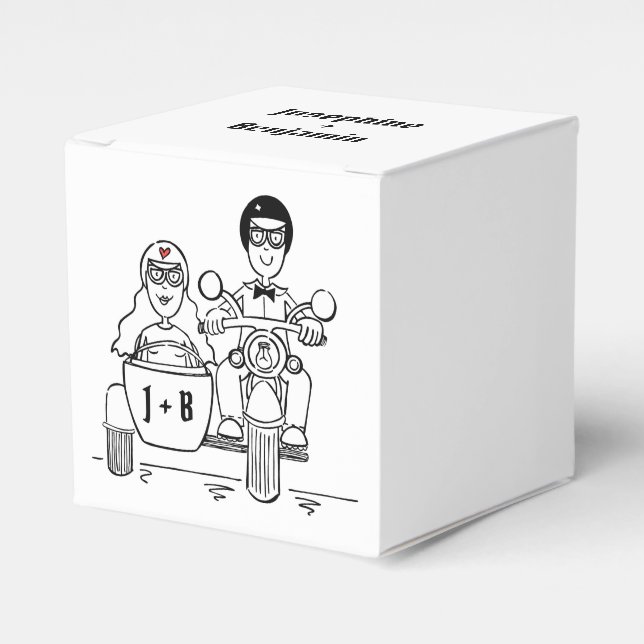 Ballotins Boîte préférée pour moto moto personnalisée (Verso)