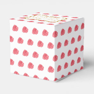 Ballotins Boîte rose de mariage Favor