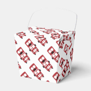 Ballotins Boîte rouge de cadeau d'autobus à deux étages