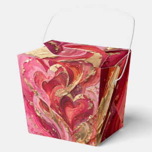 Ballotins Boîte tourbillon or rouge et rose